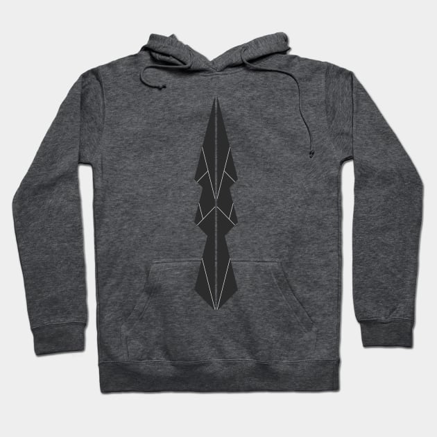 Graphic Shard Hoodie by XOXOX